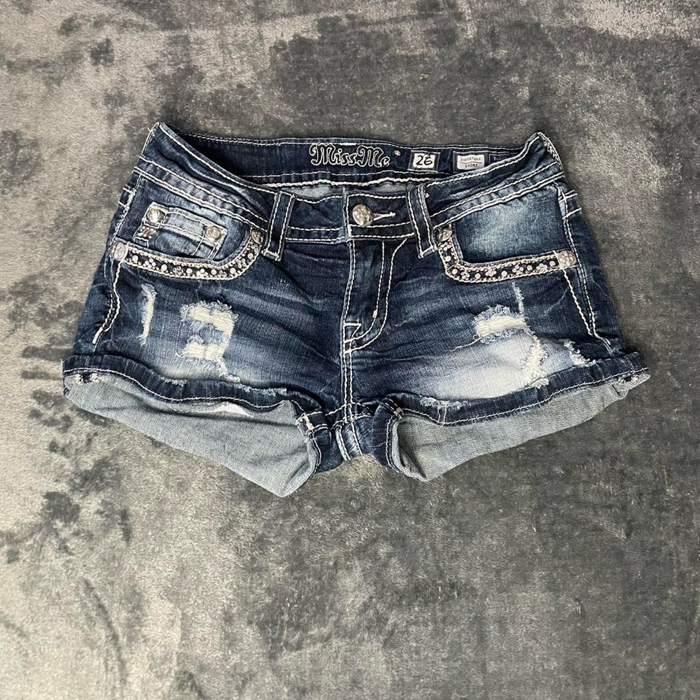 Miss Me Signature Stretch Short